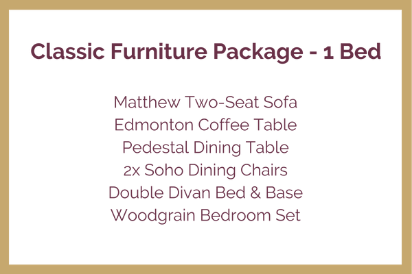 Classic Furniture Package 1 Bed
