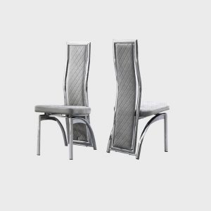 Grey Velvet Dining Chairs
