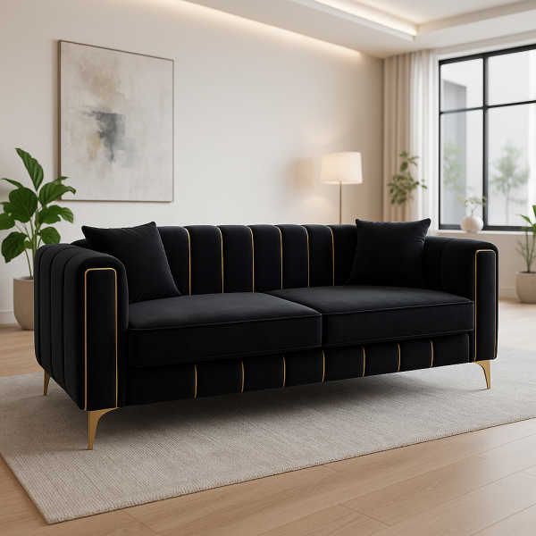 Puffern Gold Sofa