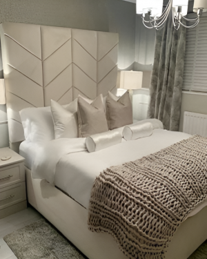 Chevron Bed UK – Modern Upholstered Bed Frame