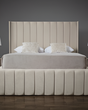 Lovato Vertical Panel Bed UK | Modern Panel Bed