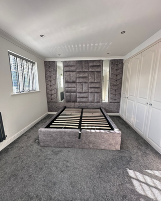 Royal Platinum Bed UK – Luxury Upholstered Panel Bed Frame