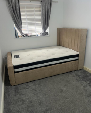 Springfield Lining Bed UK – Modern Upholstered Panel Bed